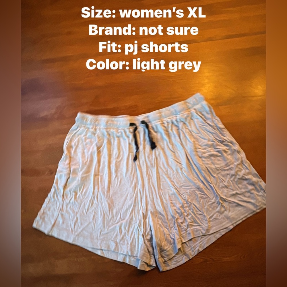 Women's Light Gray Athletic Shorts